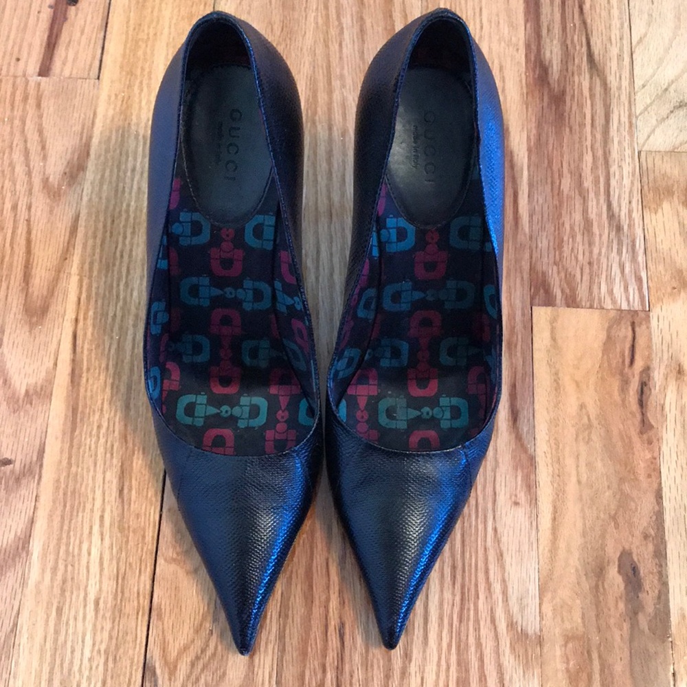 ❌SOLD ❌Gucci Black Heels- Pointy Toes